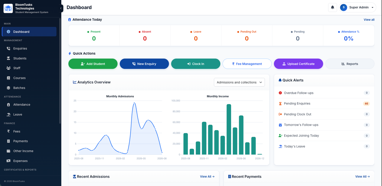 Student Management Platform